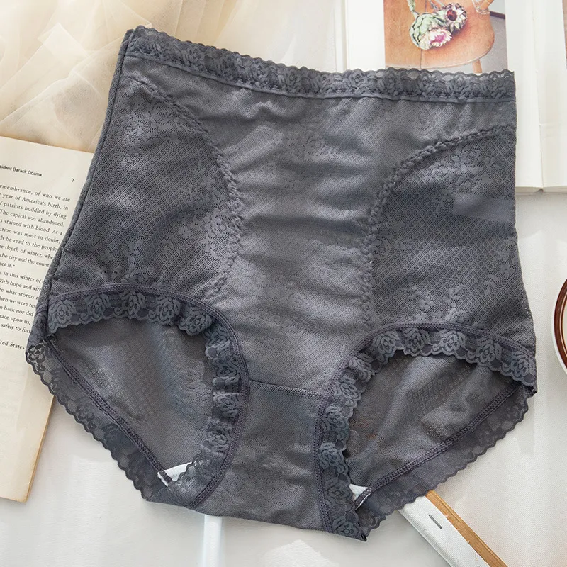 ハイウエスト レース 切り替え 漏れにくい 抗菌防臭 高通気 サニタリー