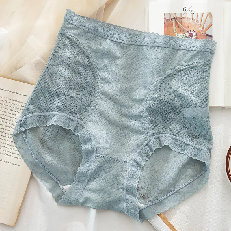 ハイウエスト レース 切り替え 漏れにくい 抗菌防臭 高通気 サニタリー