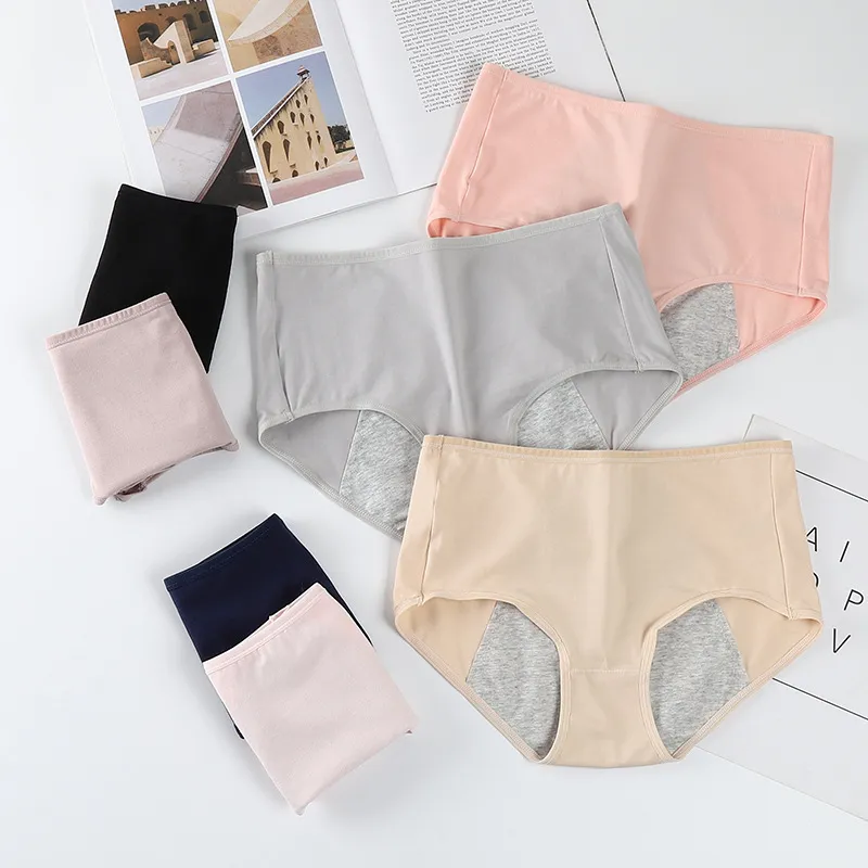 【生理用】シンプル つけ心地 ハイウエスト 通気性良い 漏れにくい サニタリー