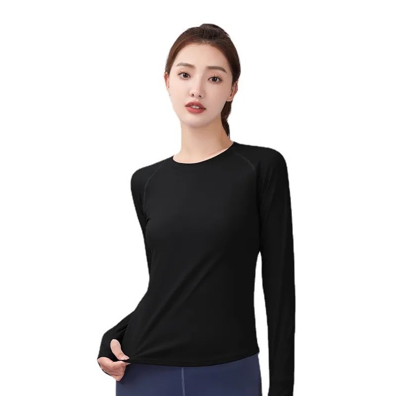 無地 高通気 ラウンドネック 着瘦せ 快適・吸湿・通気 スポーツ トップス