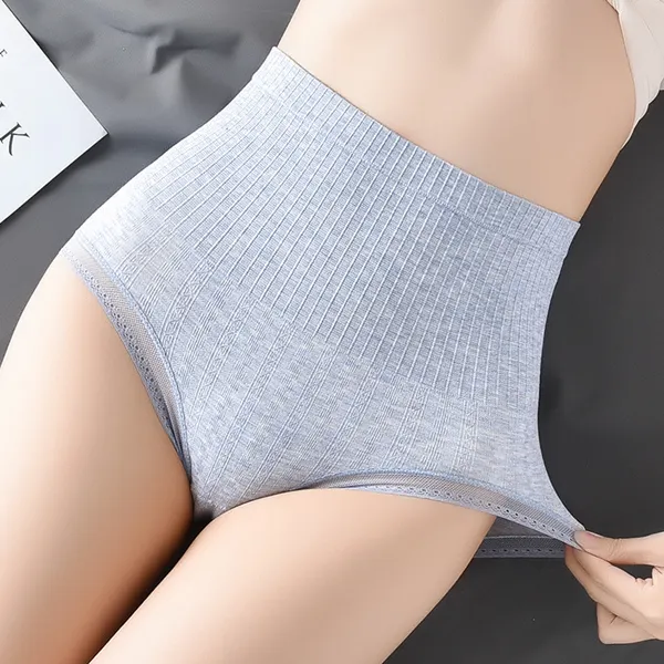 肌になじみ ハイウエスト 無地 美尻 ヒップアップ  ショーツ
