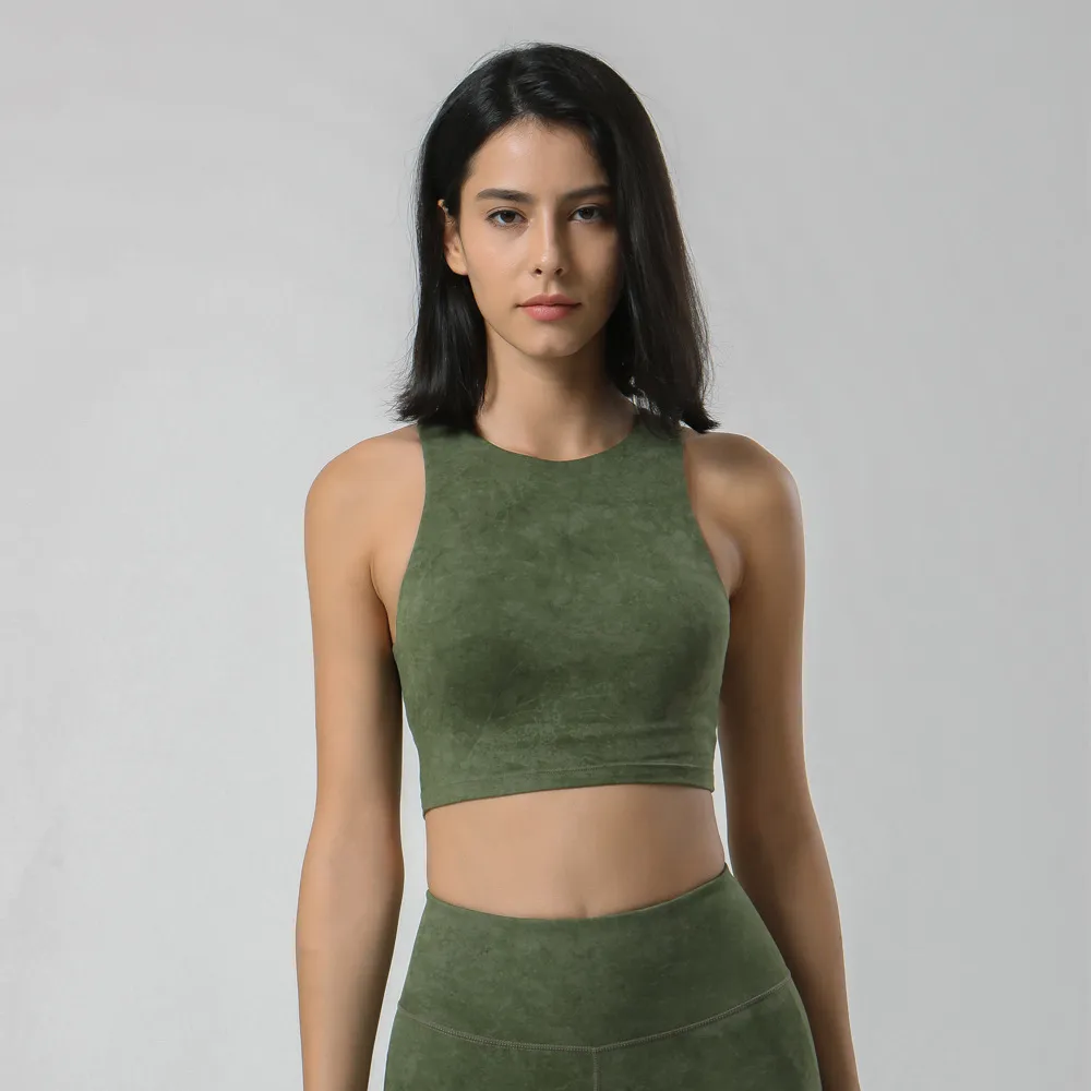 今季マストバイ 定番 シンプル 弾力性 全4色 スポーツ 無地 肌触りいい 通気性良い ヨガトップス