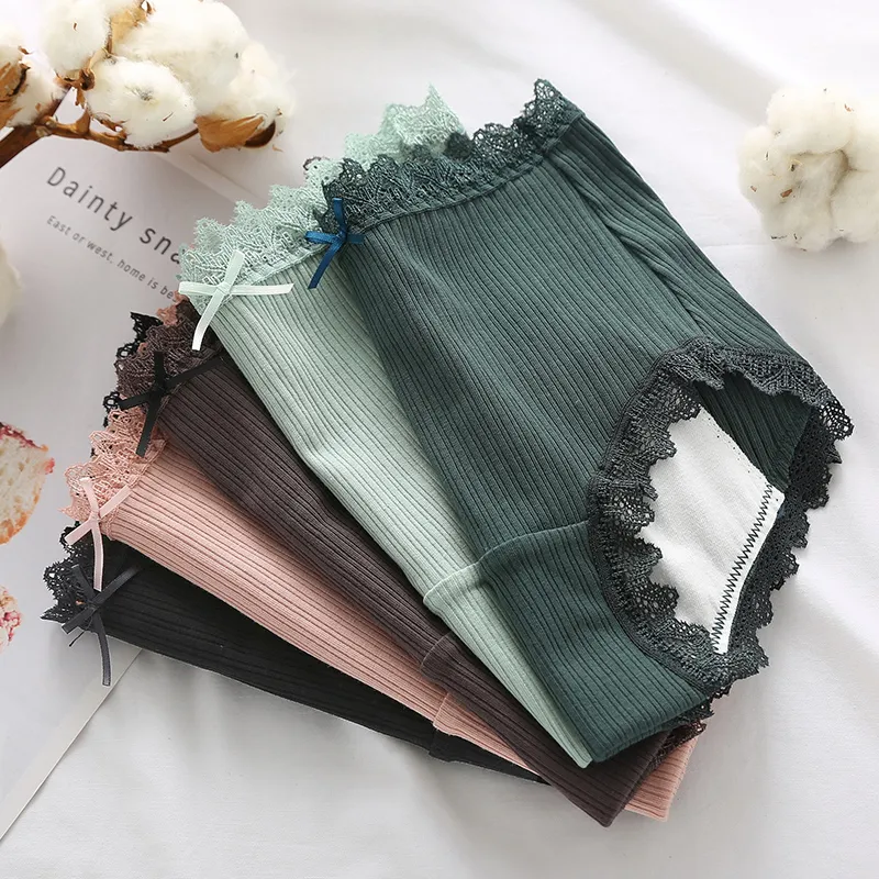 生理用 レース 切り替え リボン付き 型崩れしにくい つけ心地 5色 サニタリー