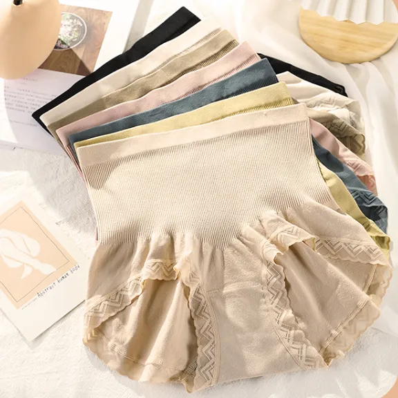 高品質 お腹押え ヒップアップ 高通気 レース 着け心地快適 ショーツ