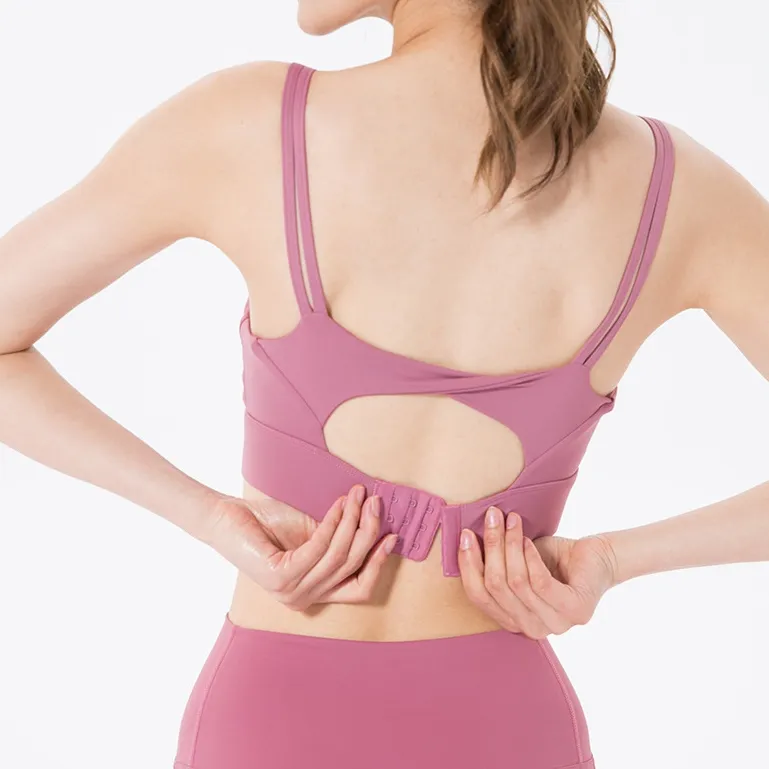 早い者勝ち 無地 セクシー 揺らない 着心地良い Uネック 柔らかい ヨガ トップス