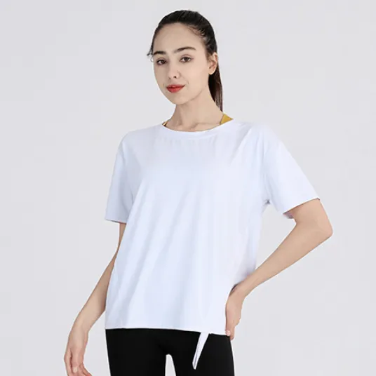 超目玉アイテム 速乾 運動 ランニング 無地 ゆったり オシャレ 半袖 ヨガトップス