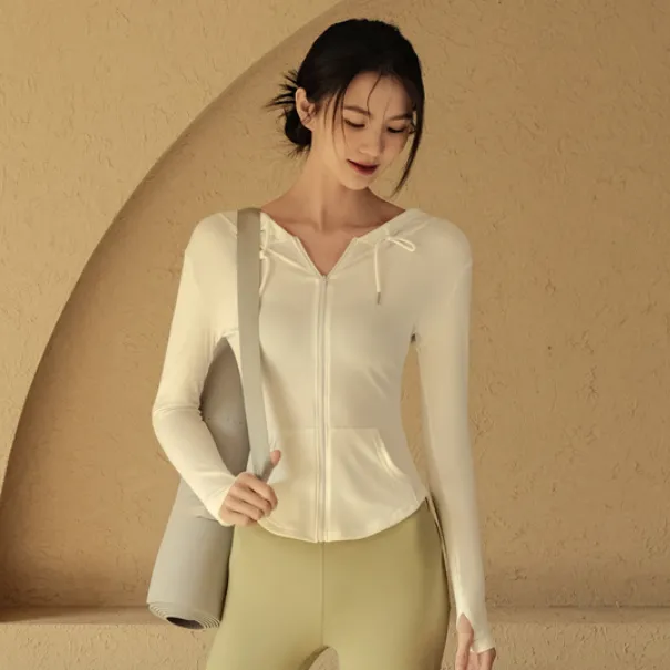 着回し力抜群 高級感 長袖 速乾 運動 ランニング カジュアル 可愛い エレガント 無地 ヨガトップス