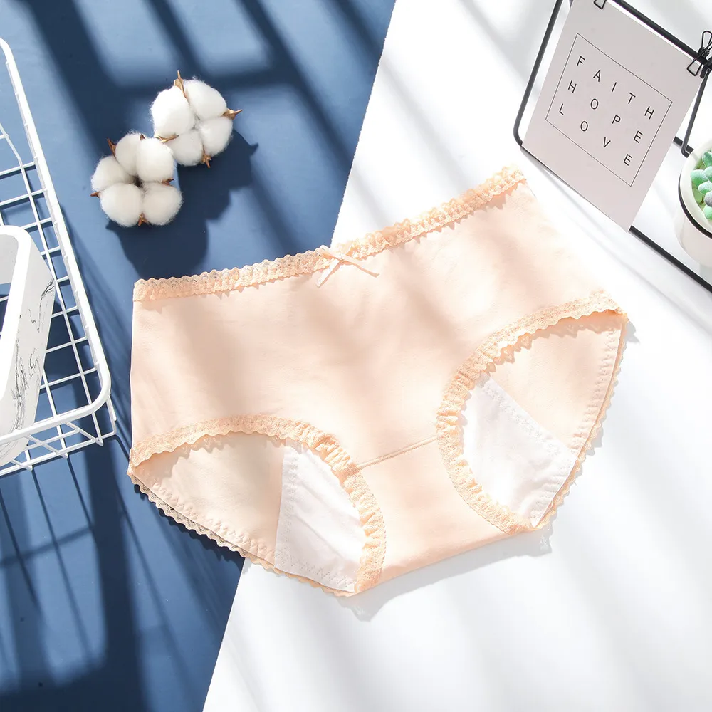 優しい肌触り 高通気 抗菌 シームレス レギュラーウエスト 漏れにくい ムレにくい  リボン付き サニタリー