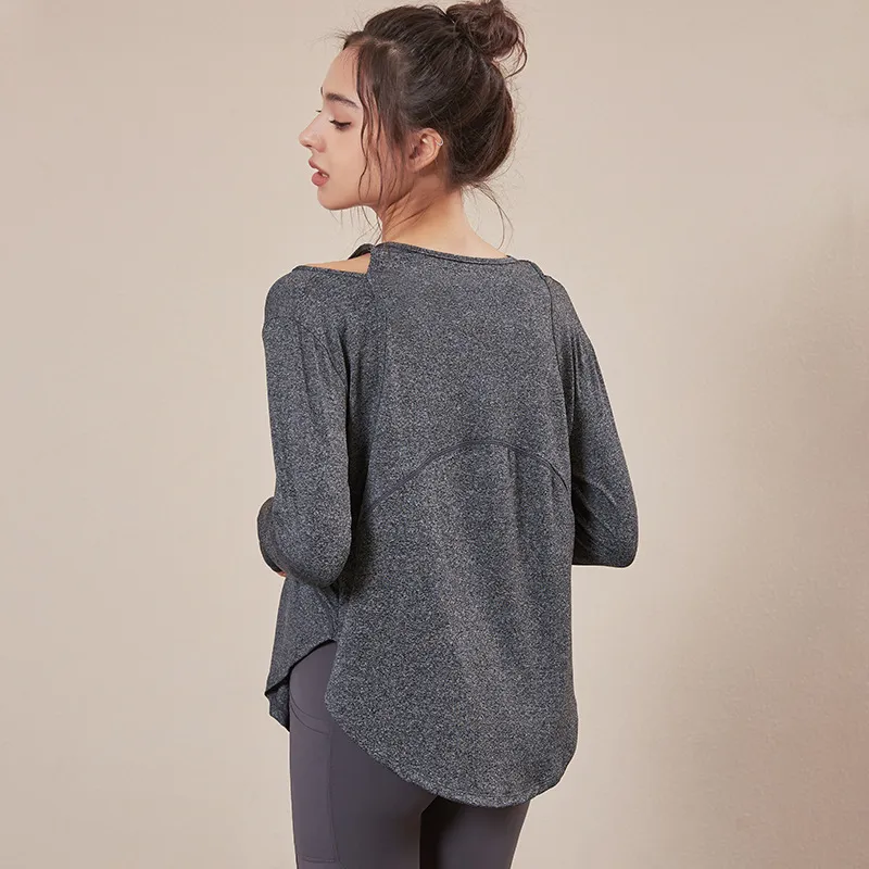 SNSで話題沸騰 ゆったり 吸汗 シンプル 個性的なデザイン 速乾 ランニング 運動 無地 ヨガトップス