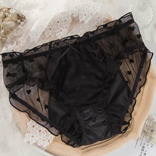 上品な可愛さ 美尻 レース リボン付き レギュラーウエスト 漏れにくい ムレにくい 柔らかい 防水 抗菌防臭 サニタリー