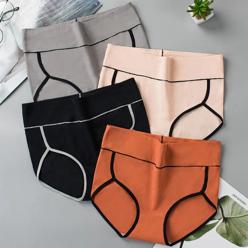 生理用 無地 ハイウエスト お腹押さえ ナイト用 ヒップアップ 通気性良い サニタリー