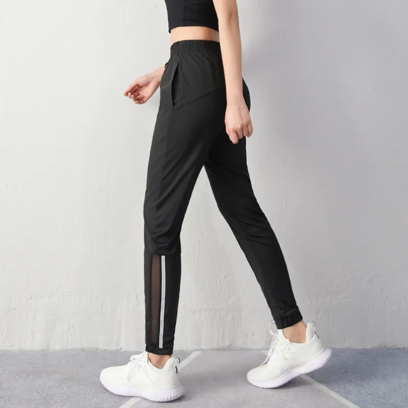 吸収速乾 抗菌防臭 シンプル 切り替え 無地 ヨガパンツ