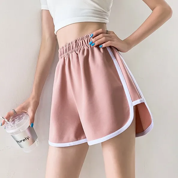 オシャレ韓国風 ゆったり 配色 スポーツ 切り替え 速乾 カジュアル ヨガパンツ