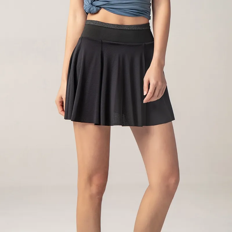 チラリ防止 しっかり パンツ・スカート 無地 吸収速乾 切り替え ヨガ パンツ