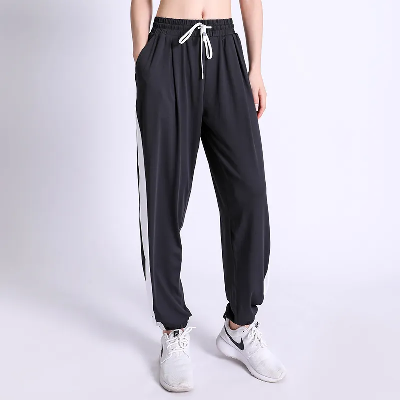 抗菌防臭 運動着 軽い手持ち感 ハイウエスト 切り替え 配色 ヨガパンツ