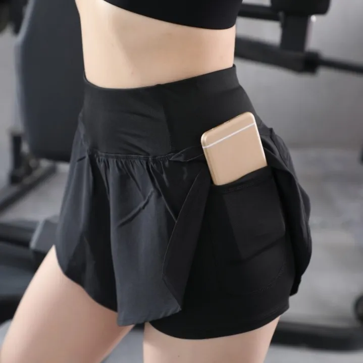 運動着 吸収速乾 カジュアル スポーツ スリット ポケット付き ヨガ パンツ