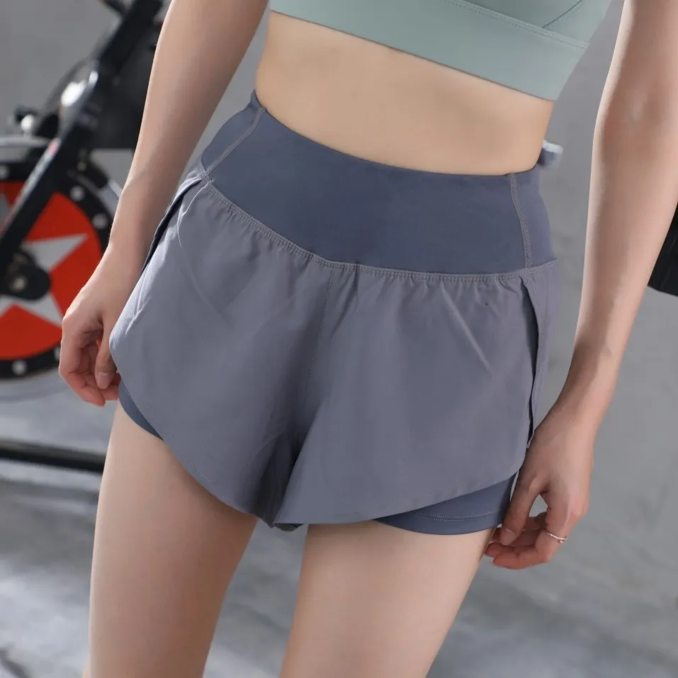 運動着 吸収速乾 カジュアル スポーツ スリット ポケット付き ヨガ パンツ