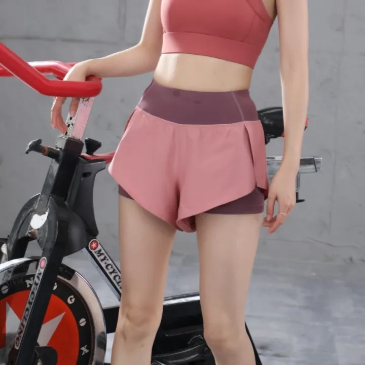 運動着 吸収速乾 カジュアル スポーツ スリット ポケット付き ヨガ パンツ