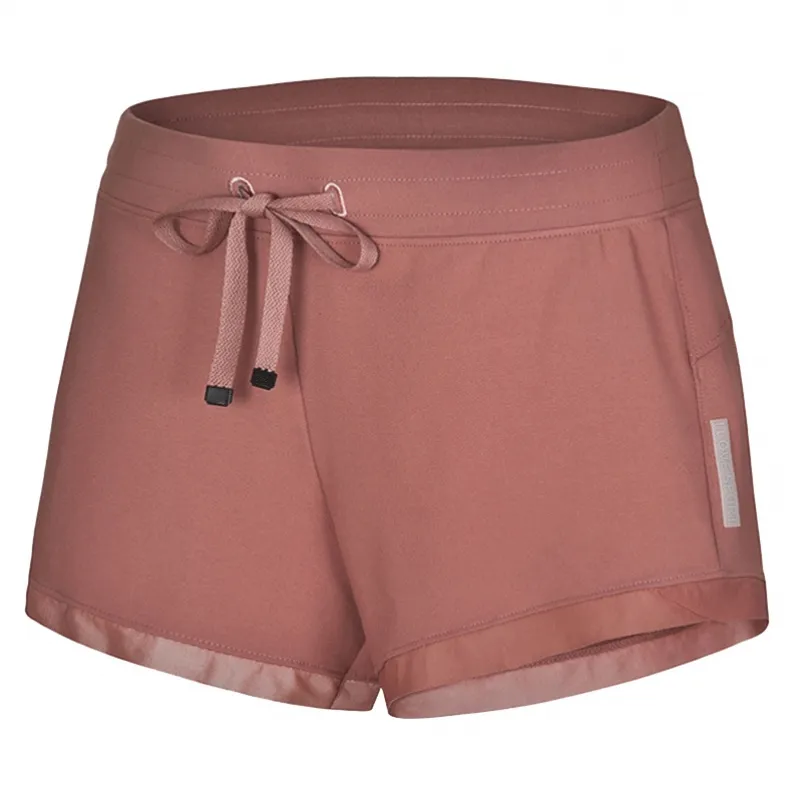 適度なフィット感 薄手 トレーニング 切り替え ショート丈 無地 ヨガパンツ