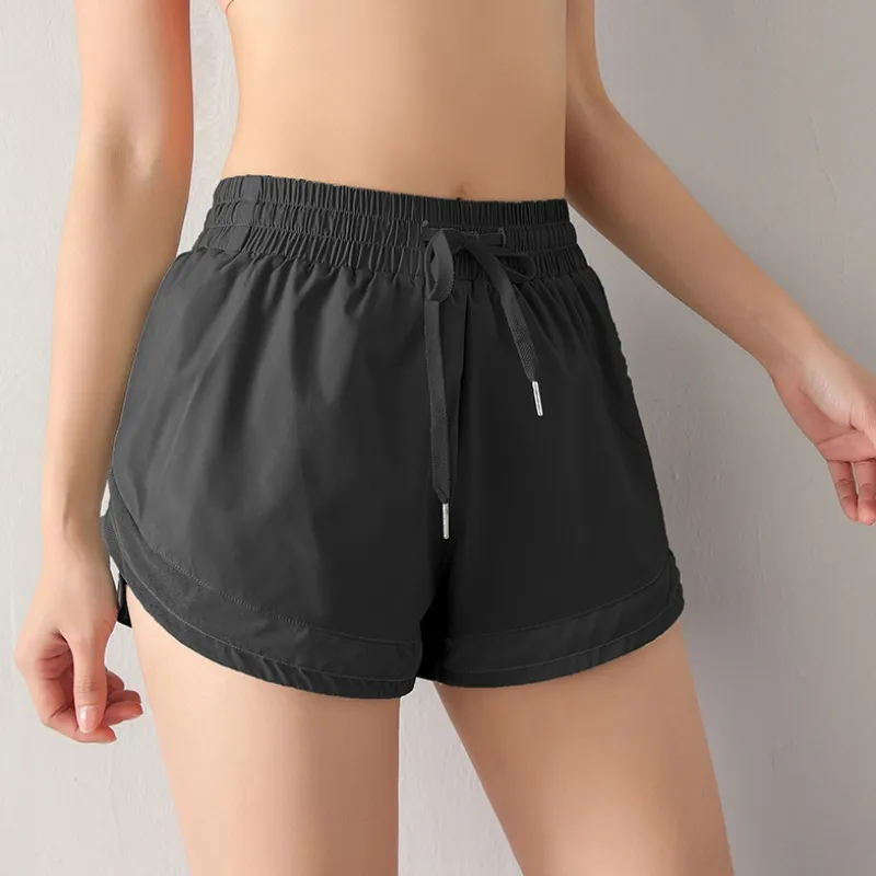 通気性良い ハイウエスト 切り替え 無地 柔らか ヨガパンツ