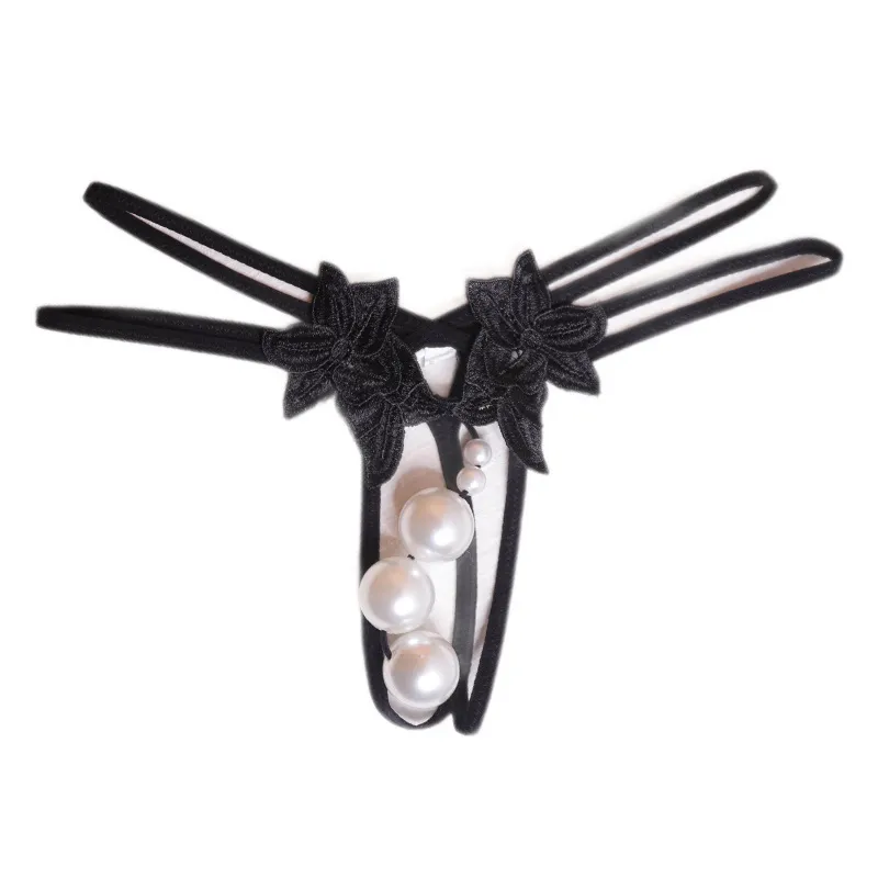 肉食系になる 誘惑的 レース 真珠飾り お全開 超セクシー 直入 Tバック・タンガ