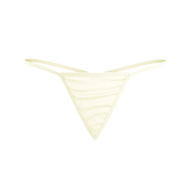 12色選べる 無地 セクシー 下着 ビキニパンティ 誘惑的 Tバック・タンガ