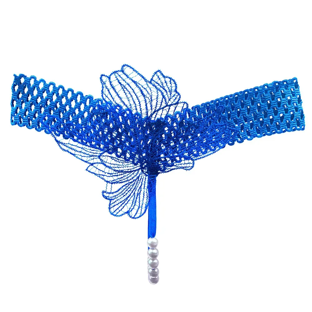 【7色展開】激エロい 刺激を与える 冷感ビーズ 穴開き レース セクシー Tバック・タンガ