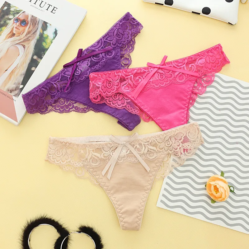 女子マスト 7色 定番 レース 切り替え 美尻 セクシー Tバック・タンガ