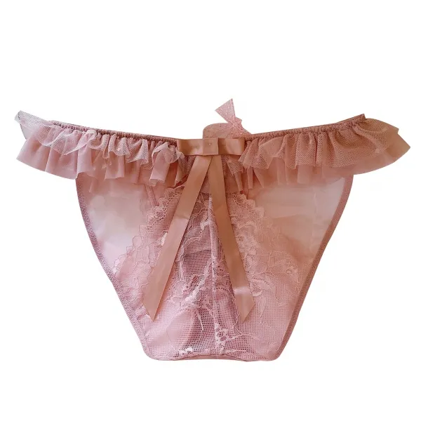 大人可愛い 透け感 レース 透かし彫り ネオギャル スタンダードショーツ