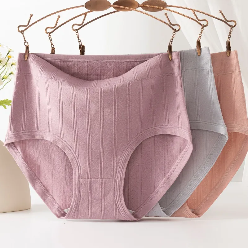 コットン100％ 中高年 母親 敬老の日 プレゼント ハイウエスト 抗菌 スタンダード ショーツ