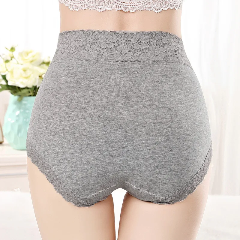 綿 ショーツ ハイウエスト おなか引き締め ヒップアップ 母の日 おみやげ レース スタンダード