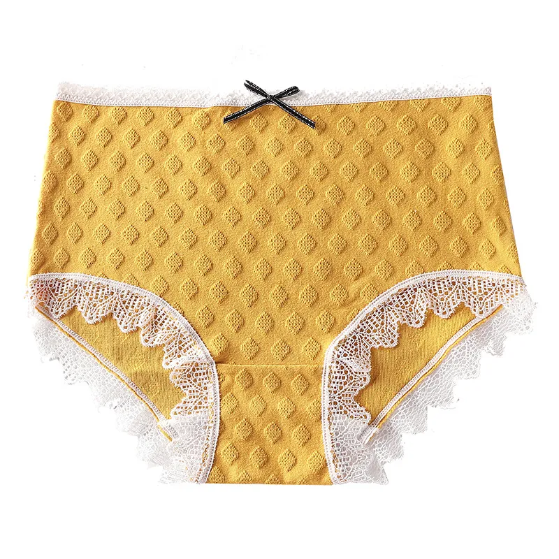 可愛い少女 レース 切り替え 100%綿 高通気 心地よい 元気いっぱい ショーツ