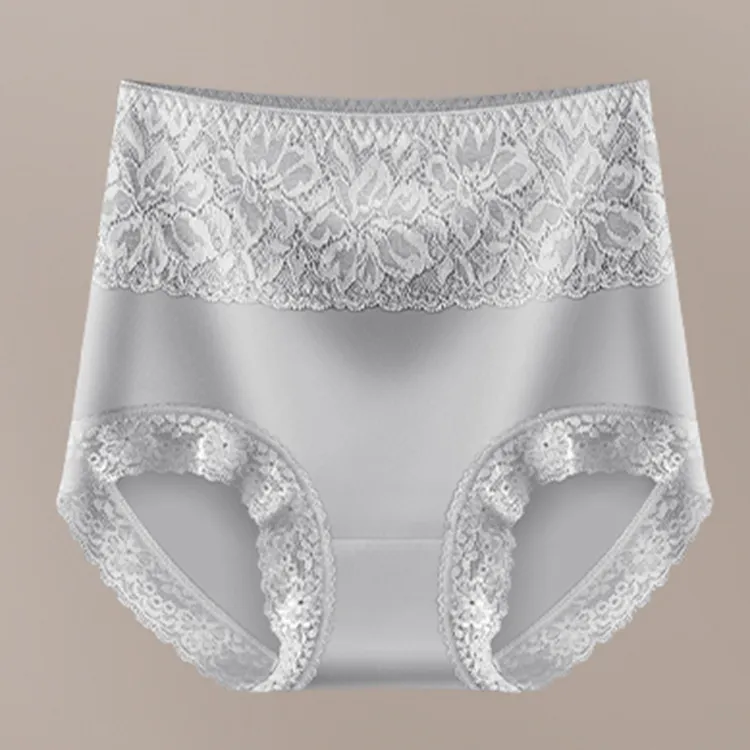 大人可愛い 繊細な幅広レース 上品なディテール 美しい ハイウエスト 補正 ショーツ