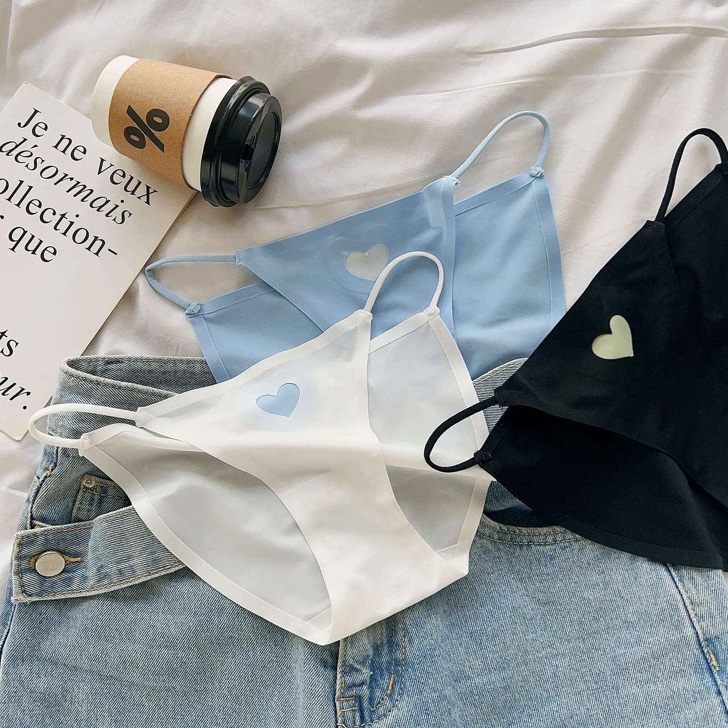 おしゃれ度高め アイスシルク 配色 高級感 オススメ 清新 ショーツ